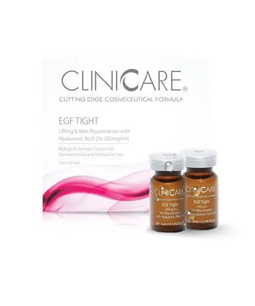 ClinicCare EGF Tight ampullák és dobozuk
